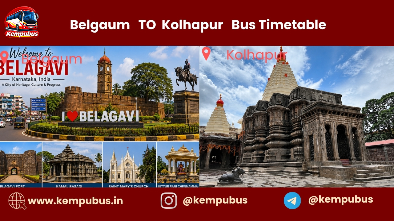 Belgaum to Kolhapur bus timetable