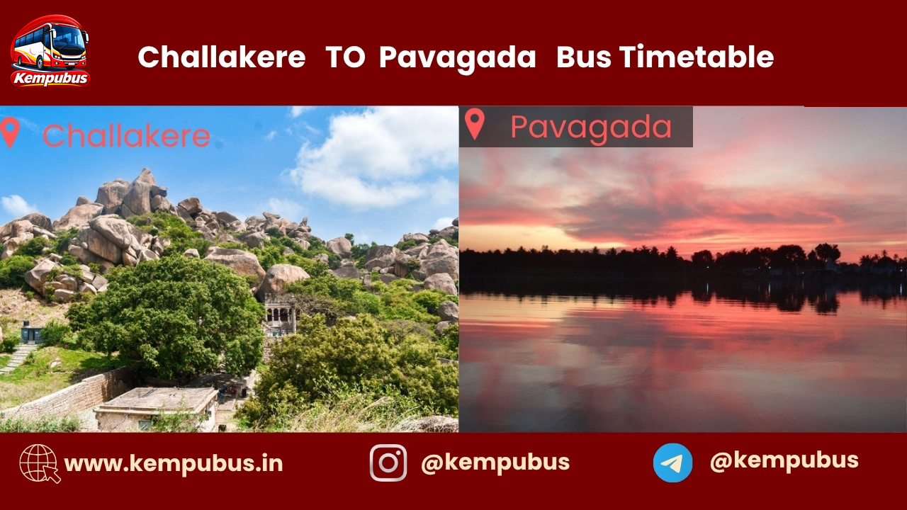 Challakere to Pavagada bus timetable