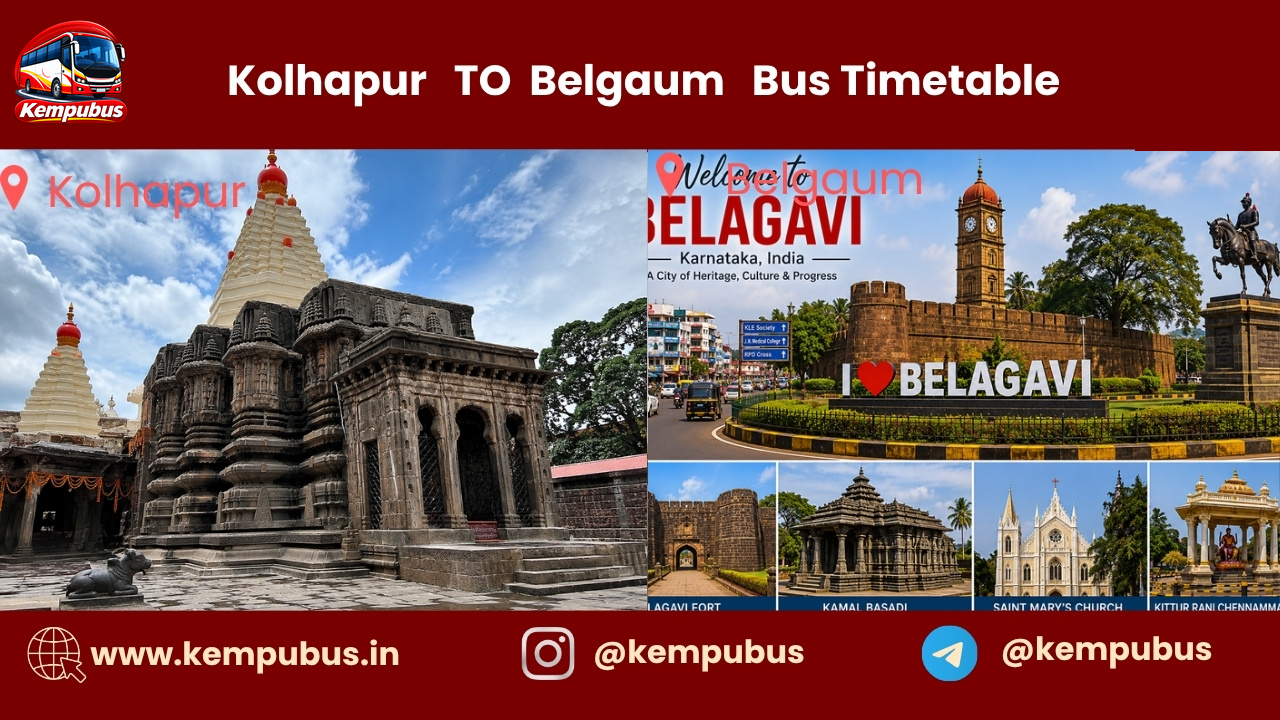 Kolhapur to Belgaum bus timetable